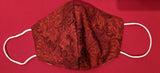Red Leaves Face masks with washable filter 2.5 microns