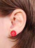 Bouton à coudre boucles d'oreilles/ Sewing Buttons earrings