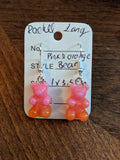 sparkly gummy bears earrings