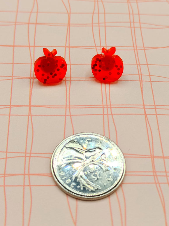 Petites pommes boucles d'oreilles/ Tiny apples earrings