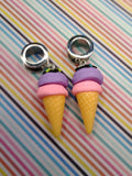 Ice Cream Cone Stretch earrings