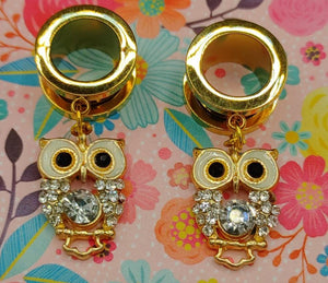 Sparkling Owl Stretch earrings