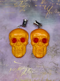Skulls & Gems stretch earrings