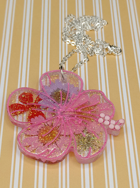 Hibiscus Flower Necklace