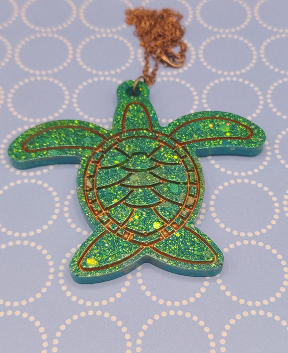 Awkward Turtle Necklace