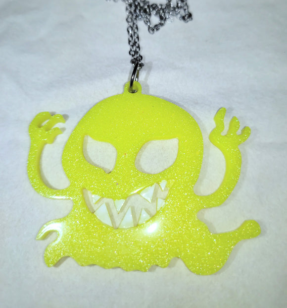The monster under your bed necklace