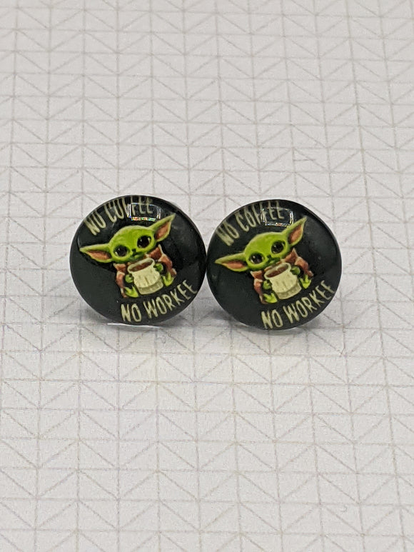 Yoda boucles d'oreilles/ Yoda earrings